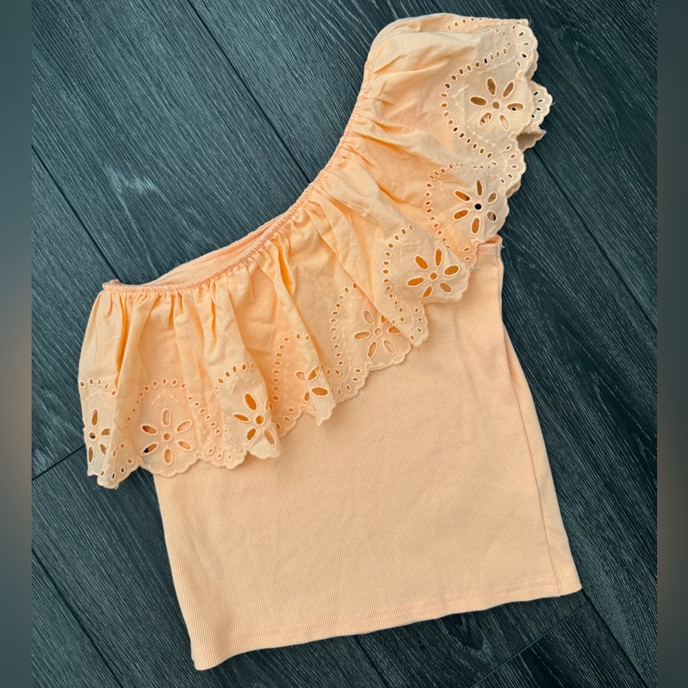 Zara Girls One Shoulder Top  Size 13/14